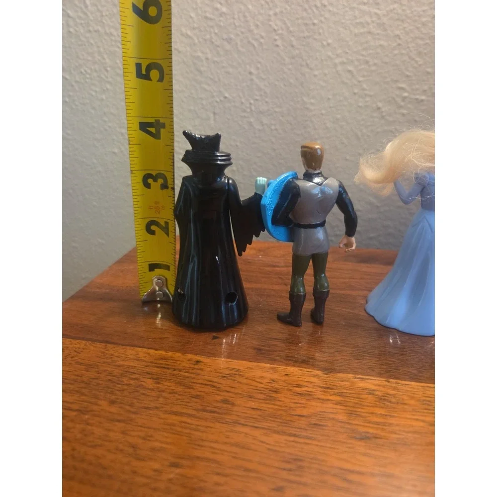 Sleeping Beauty Happy Meal Toys Vintage Pvc Figurines Disney Lot Of 4 90's